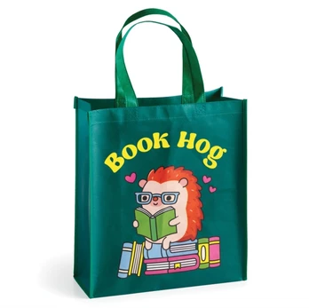 Book Hog Reusable Shopping Bag