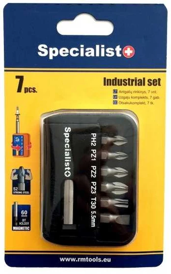 Antgalių rinkinys 7vnt PH,PZ,TORX