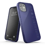 Dėklas SuperDry Snap iPhone 12 mini Compostable tamsiai mėlyna|navy 42626 kaina