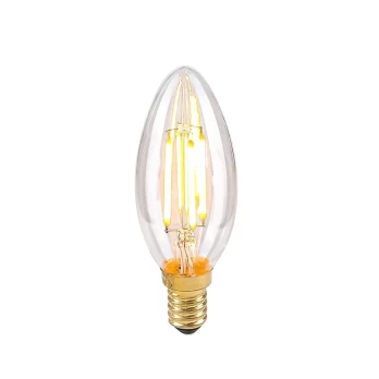 Dekoratyvinė lemputė E14 4W B35 Clear