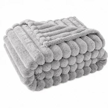 Eurofirany pledas KFI-04, 200x220 cm, pilkas