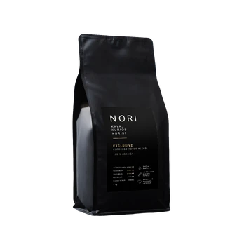 NORI EXCLUSIVE kavos pupelės, 1 kg