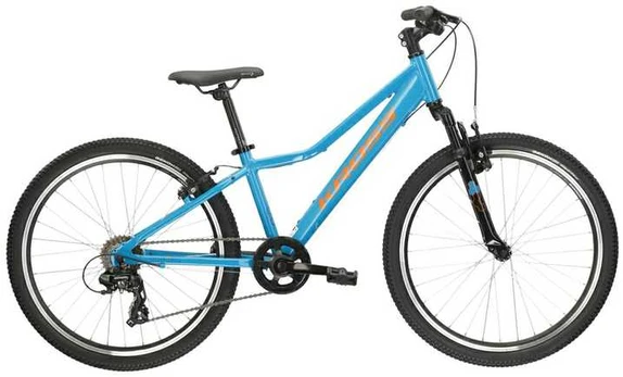 KROSS Hexagon JR 1.0 blu-ora g vaikiškas dviratis (24")