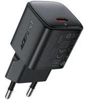 Juodas 1xUSB-C (PD/QC/FCP/AFC) 20W pakrovėjas "Acefast A117"