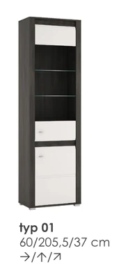 Extom Vitrina SEVILLA TYP01