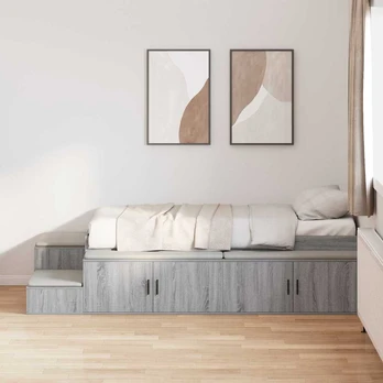 Saugojimo Lovos Rėmas Pilkas Sonoma 80x200 cm