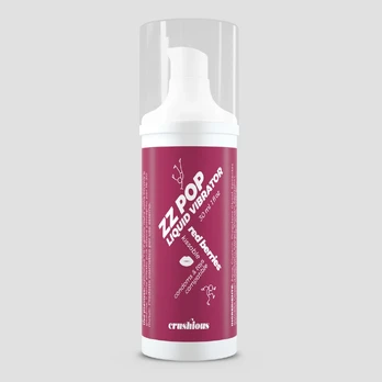 CRUSHIOUS ZZ POP skystas vibratorius su raudonųjų uogų aromatu, 30 ml