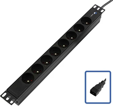 Lanview POWER STRIP 19" C20 - 8 WAY OUTLET PORT