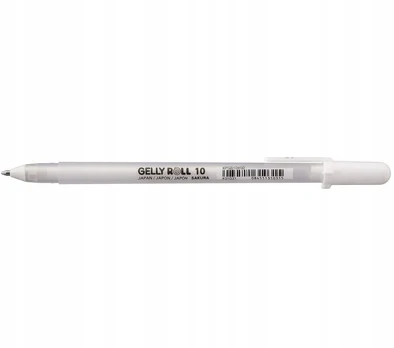 Sakura Gelly Roll Basic Baltas gelinis rašiklis 10