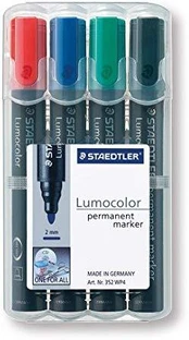 Staedtler Nuolatinis žymeklis 4 spalvos apvalus