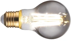 8W LED dekoratyvinė lemputė, pilka, E27, 1800K