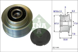 INA 535 0097 10 Freewheel alternator pulley