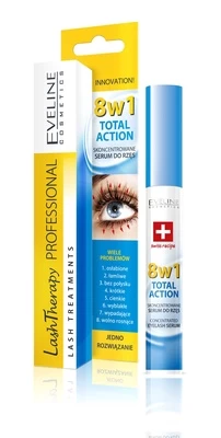 Eveline Cosmetics Eveline Total Action 8 In 1 blakstienų serumas 10ml