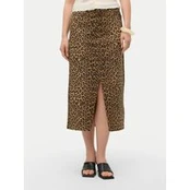 Vero Moda Džinsinis sijonas Veri 10331065 Ruda Regular Fit