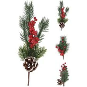 Dirbtinė šakelė XMAS, 3 rūšys, 26 cm, 1 vnt