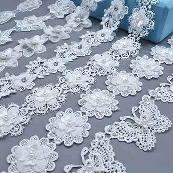 Nėrinių juostelė, #2 Triple Layer Beading