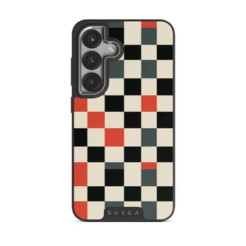 Pitstop - Samsung Galaxy S25 Plus Case, Elite Dark (Magnetic) / Silver