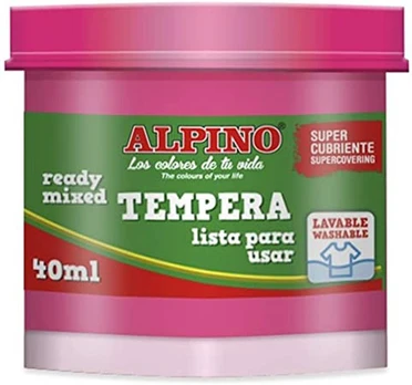 Guašas (tempera) ALPINO, rožinė, 40 ml