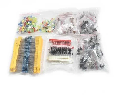 Elektroninių komponentų paketas - 1400 elementų - komponentai - KIT