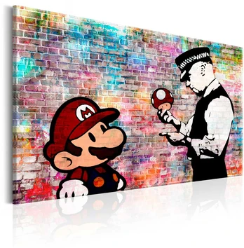 Artgeist Paveikslas - Banksy: Colourful Brick