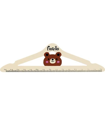 Medinė liniuotė 15cm MEŠKA-PAKABA