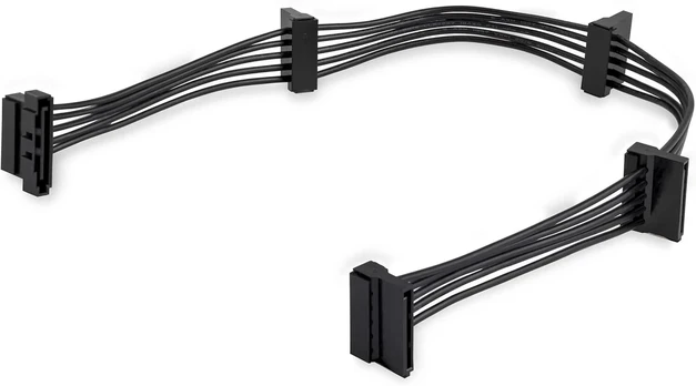 Startech B5196 4x Sata maitinimo skirstytuvo adapterio kabelis, juodas