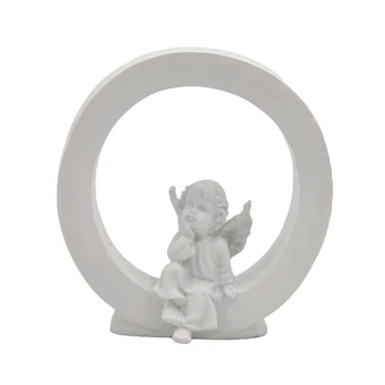 Raidė "O" su angeliuku, 13 cm