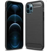 Mocco Trust Silicone Case for Apple iPhone 12 / 12 Pro Black kaina