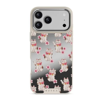 Maneki Neko - iPhone 17 Pro Max Case, Elite Mirror Light (MagSafe) / Silver
