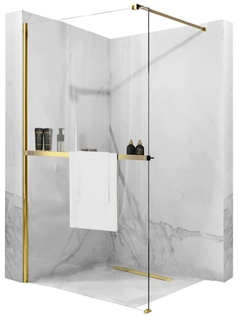 Dušo siena Rea Aero Gold N 110 Walk In + EVO