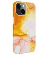 Evelatus iPhone 15 Premium silikoninis dėklas, pritaikytas spausdinimui Apple Orange