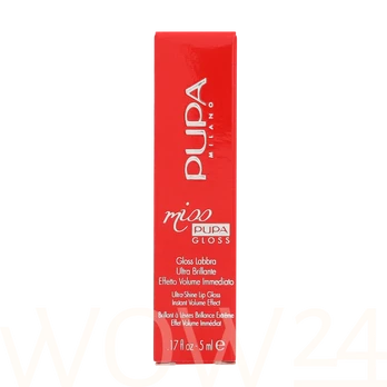 Lūpų blizgis Pupa Miss Pupa 101 Pearly Clear, 5 ml