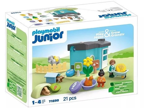 Playmobil 71690 Junior: Tierpension mit Futterspender