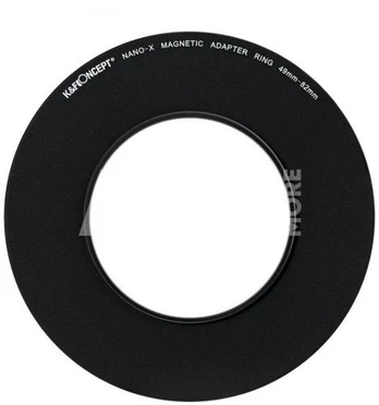 K&F Concept K&F 49-82mm Magnetic Filter Adapter Ring, Matte Black, Frame Thickness 2.16mm