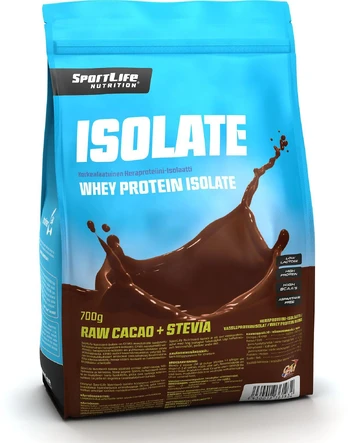 SportLife Isolate Raw Cocoa Whey Protein, 700 g