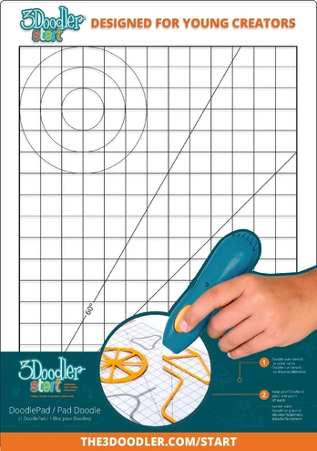 3Doodler START DoodlePad – 3D dizaino padėklas