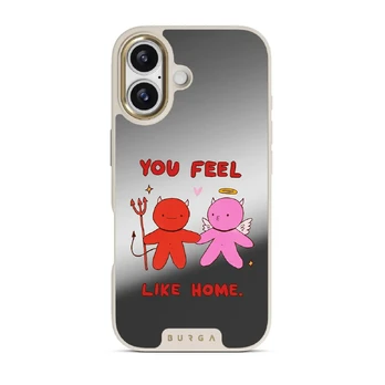 Like Home - iPhone 17 Case, Elite Mirror Light (MagSafe) / Gold