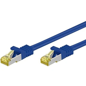 EFB RJ45 Patchkabel S/FTP,Cat.6A,LSZH,Cat.7 Rohk.,0.5m,blau