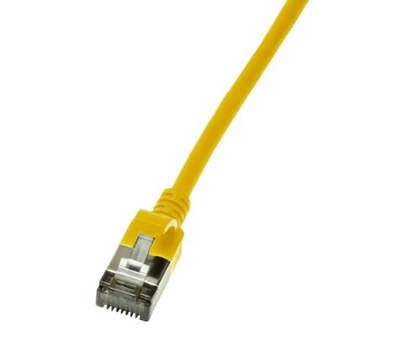 LogiLink Patchkabel CAT6A STP TPE SlimLine gelb 3,0m