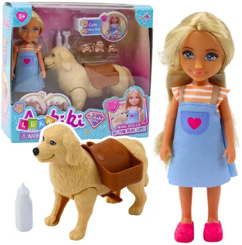 Mini lėlė Ankiki su šuniukais