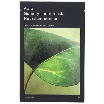Značky Abib Gummy Sheet Mask Heartleaf Sticker 27 ml