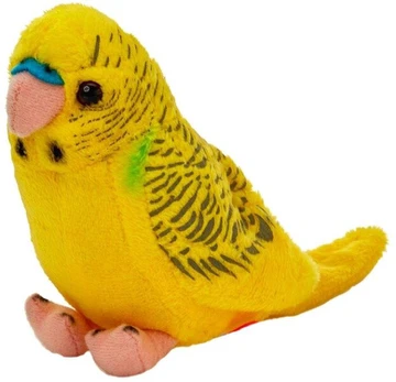 Beppe geltonas papūgėlės pliušinis žaislas, 13 cm