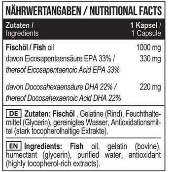 Omega-3 kapsulės MST Omega 3 Selected 120 kapsulių