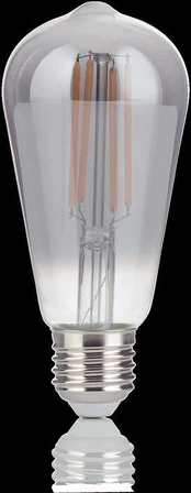 4W LED lemputė E27, 2200K, pilka