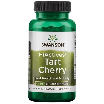 SWANSON Tart Cherry (Vyšnių Koncentratas) - 60 kaps.