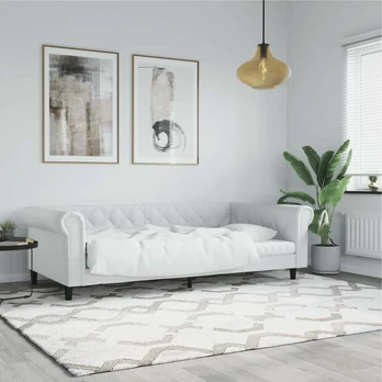 Lova Sofa, baltos spalvos, 80x200cm, dirbtinė oda
