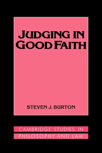 Judging in Good Faith