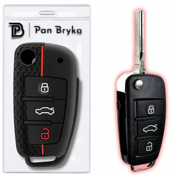 Silikoninis raktų pakabuko dėklas Audi A1 A3 A4 A6 Q3
