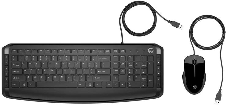 HP Klaviatūra su laidu Pelė 250 SW