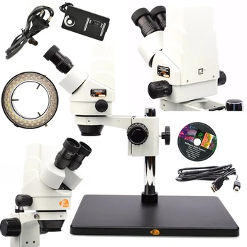 Mikroskopas Rosfix Pluto Pro MSPP-T-BB1-KU – Trinokulinis, USB Sony Kamera, Didinimas 7–45x
